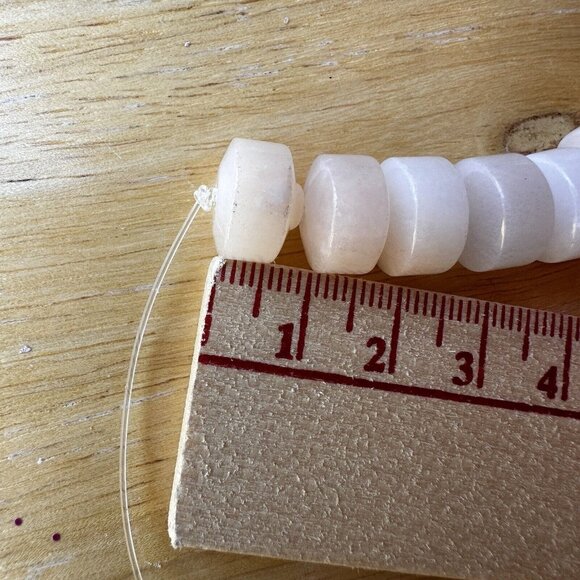 New Natural Rose Quartz Pearl Cultured Gemstones Pink Beads NOS Original Package - Picture 5 of 12